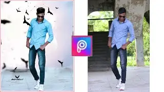 PicsArt Flying Crow Concept photo Editing tutorial in PicsArt Step in Hindi|| Arfin Edit