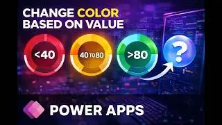CHANGING COLORS DYNAMICALLY in Power Apps? Conditional formulas in Power Apps - Beginners Tutorial