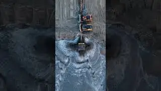 Beach repair drone view 
