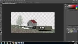 007 Exporting Rendered Images as TIFF and Adding Background Image in Photoshop