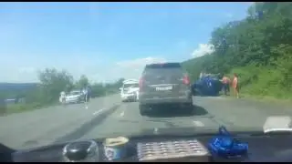 На Дубраве жесткое ДТП. ( трасса Бк-Фокино)