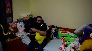 aufblasbaren Tux Pinguin entlüften