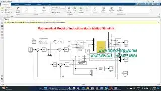 FOC field oriented control Mathematical Model of Induction Motor Matlab Simulink simulation