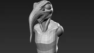 ZBrush Basic Modeling Maquette Part 1