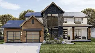 Modern Farmhouse | Sims 4 Build