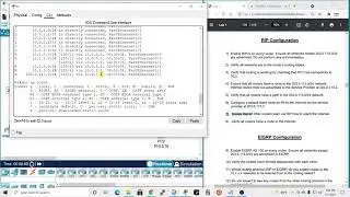 CCNA Lab: Flackbox Lab 10 – Interior Gateway Protocol Fundamentals Configuration