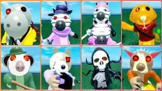 Piggy Custom Skins Bot Testing By DeveloperCapYT All New Jumpscares.