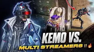 KEMO Outsmarts *6 Streamers! [Trash Talk 18+] | BGMI 🔱