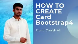 How to create Card in Bootstrap 4