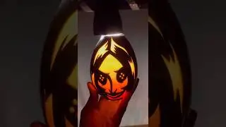 The Beldam 🕷️  #candles #candlecarving #wax #art #satisfying #halloween #coraline