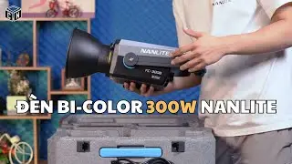 Đèn hai màu trắng - vàng siêu hot nhà Nanlite FC-300B Bi-Color LED Spotlight