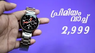 Boult Crown R Pro | Best Premium Smartwatch with 1.43" Round AMOLED Screen, Metallic Strap