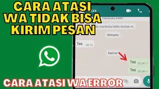 HOW TO OVERCOME THE WA ERROR WHERE YOU CAN'T SEND MESSAGES | DO THIS AND WA WILL BE ABLE TO SEND ...