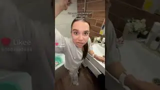 Как девушка реагирует на то что ей не нравится😂 