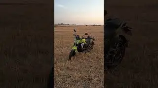 Закат+мотоцикл😍