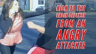 Kick to the Groin | defense from an angry attacker | SamuraiFT