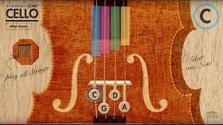 Cello Tuner (CGDA) in A 440Hz