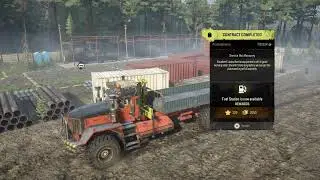 SNOWRUNNER - JATs on the older Kenworth 963 , no commentary