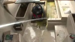 fiberglass dust down the garboard drain