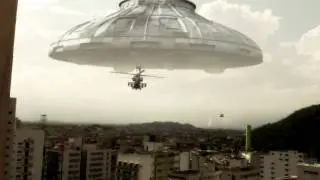 UFO GIGANTIC mothership After Effects 3Ds Max  Boujou VFX