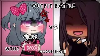 | • Outfit Battle with Gacha Heater •🤢☠ | 💥*MY EYES*💥 | STOP!✋| ⛔⚠️𝗪𝗔𝗥𝗡𝗜𝗡𝗚 ⚠️🚫| 🤮DISGUSTING 🤮 |