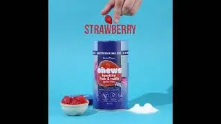 Chews by Bold Care High Potency Biotin Hair Gummies for Stronger Hair