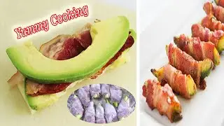 Bacon Rolls Avocado Recipe 🥩🥑 Breakfast😋|| SFNM