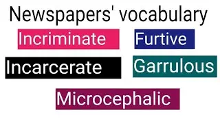 Five Trending words from Newspapers.