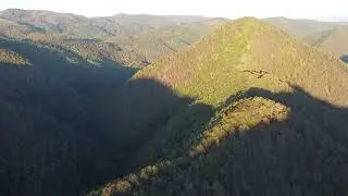 Toamna în Cheile Cernei din Hunedoara. AERIENE