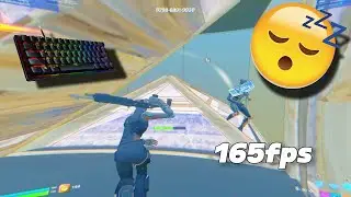 Fortnite Chill ASMR😴 (satisfying keyboard sounds Fortnite)165fps