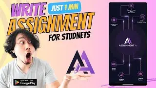Best AI App for assignment Writing | How to Write Your Assignment without Plagiarism | AssignmentGPT