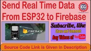 Send Real Time Data from ESP32 to Firebase