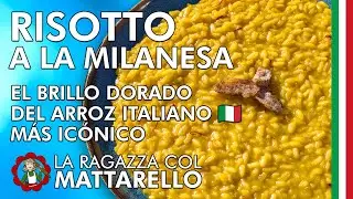 Risotto a la milanesa | El brillo dorado del arroz italiano 🇮🇹 más icónico