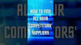 How To Spy On  Your Competitors" Suppliers | #webidexdigital | #shorts