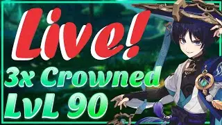 lvl 90 3x Crowned Scaramouche with BiS weapon Testing +Spiral Abyss | Genshin impact