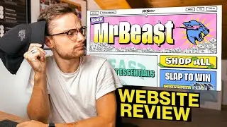 MRBEAST NEW WEBSITE! Is it good?