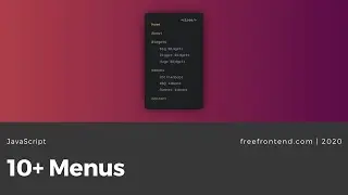 10+ Menus with JavaScript