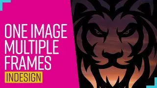 How to Place One Image into Multiple Frames in Indesign