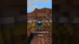 Мир с моим ником в поле ключа генерации... И ещё самая редкая вещь! #minecraft #майнкрафт #seed