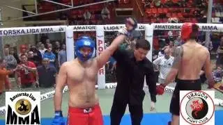 Mistrzostwa Polski MMA 2013 KO Durka Tomasz vs  Wszołek Maciek