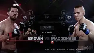 EA SPORTS UFC 2 WELTERWEIGHTS LINEUP