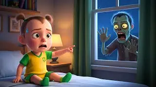 Monster at the Window! Baby Xavi’s Spooky Halloween Night