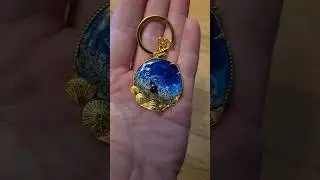 DIY UV Resin Ocean Pendant