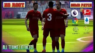 PES MOBILE How To Install Official Team Names, Kits, Logos, Leagues 27' Nov