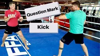 How To Throw A Question Mark Kick! Stephen Wonderboy Thompson