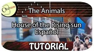 🔴 Cómo tocar House of the rising sun  -  The Animals  | Tutorial #42 Guitarra fácil en español