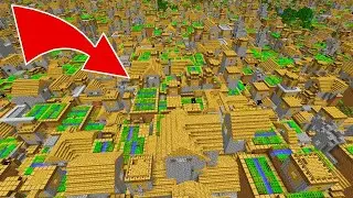 ВЫЖИВАЮ НА БЕСКОНЕЧНОЙ ДЕРЕВНЕ В МАЙНКРАФТ !!!