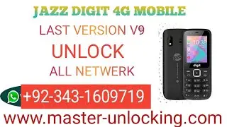 HOW TO UNLOCK JAZZ DIGIT 4G MOBILE LAST VERSION V9
