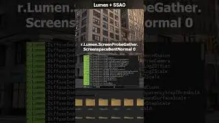 How to use Lumen and Screen Space Ambient Occlusion (SSAO) in Unreal Engine 5. #ue5 #unrealengine5