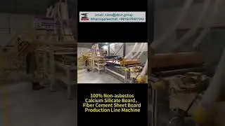 Máquina para fabricar tableros de silicato de calcio 100% sin asbesto